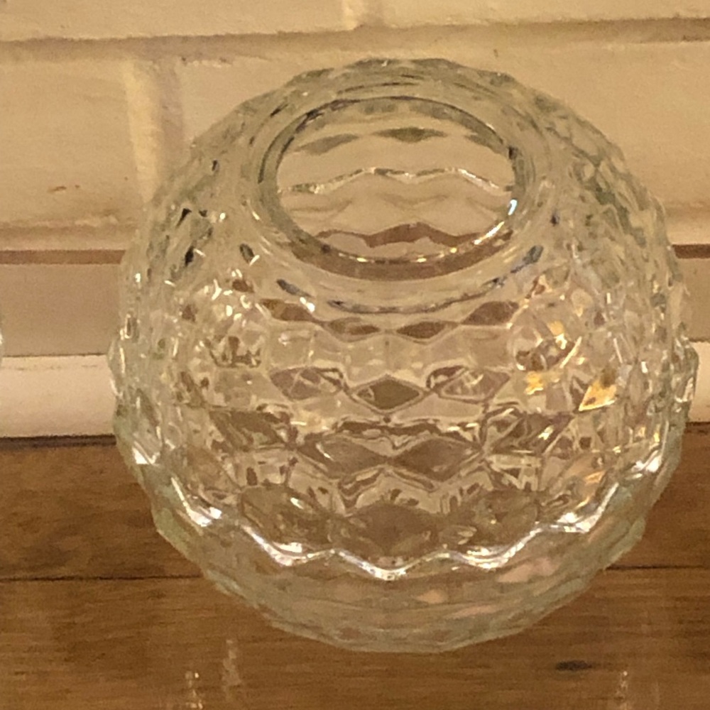 Homco Pyramid Fairy Lamp Clear Glass Vintage Multi-Listing